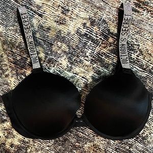 Victoria secret bra Very Sexy push up shine strap rhinestone